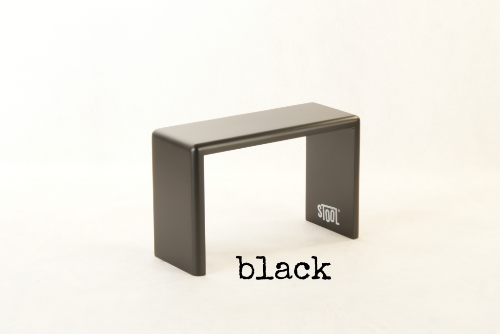 Toilet stool black